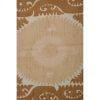 Suzani White Washed Tapestry - Pink Bukhara Uzbek Table Clot | Tablecloth in Linens & Bedding by Vintage Pillows Store