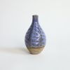 Hexagon in Coral Blue | Vase in Vases & Vessels by by Alejandra Design. Item made of ceramic