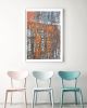 Abstract photography print, 'Rust Flag' industrial wall art | Photography by PappasBland. Item composed of paper in contemporary or industrial style