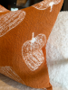 Burnt Orange Pumpkin Pillow Cover | Pillows by Busa Designs