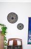 Small Black White Woven African Basket | Storage Basket in Storage by Reflektion Design
