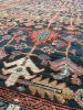 AMAZING Antique Rug BLOOMING MIDNIGHT JUNGLE Antique Rug | Area Rug in Rugs by The Loom House. Item made of wool