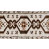 Vintage Turkish Geometric Hand-Knotted Herki Runner Rug | Rugs by Vintage Pillows Store. Item composed of cotton & fiber