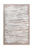 Handmade Wool Area Rug, Beige Ivory Abstract Linear Carpet, Modern Scandinavian Floor Decor | Rugs by Swiflo
