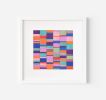 Intersecting Stripe Block Colour Study Painting | Collage in Paintings by Amelia Coward