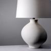 Krug Oval Table Lamp | Lamps by Home Blitz. Item made of cotton with ceramic works with contemporary & modern style