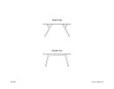 Midcentury Modern Coffee Table | Rectangle | Tables by Caleth
