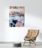 Celebration Cake Original Painting on Stretched Canvas | Mixed Media by Jessalin Beutler. Item composed of canvas