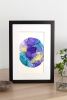 Celestial Bloom | abstract original art | Watercolor Painting in Paintings by Megan Spindler