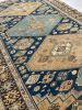 SUPER FINE Antique Caucasian Rug | Denim & Sky Blue | Area Rug in Rugs by The Loom House. Item composed of fiber