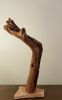 Driftwood Sculpture "Shall We" with Marble Base | Sculptures by Sculptured By Nature  By John Walker. Item composed of wood in minimalism style