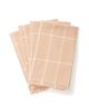 Grid Napkin - Peach | Linens & Bedding by MINNA
