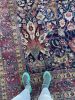 TRULY DIVINE ART Decorative Antique Northeast Khorassan | Area Rug in Rugs by The Loom House. Item made of fabric with fiber
