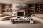 Enigma Calacatta Viola Rectangular Marble Coffee Table | Dining Table in Tables by HamamDecor LLC