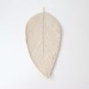 Set of Giant Leaf in Natural & Rust | Macrame Wall Hanging in Wall Hangings by YASHI DESIGNS by Bharti Trivedi