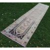 Hand-Knotted Turkish Kurdish Runner . Tribal Long Runner | Area Rug in Rugs by Vintage Pillows Store. Item composed of fiber