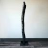 Black Stained Driftwood Sculpture "Willing and Sable" | Sculptures by Sculptured By Nature  By John Walker. Item made of wood works with minimalism style