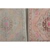 Handmade Square Pink Distressed Oushak Rugs - a Pair | Small Rug in Rugs by Vintage Pillows Store. Item composed of cotton & fiber