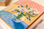 Table Lilies | Oil And Acrylic Painting in Paintings by JoAnna Liston | Lily Field Studio. Item composed of birch wood in boho or country & farmhouse style