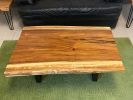 MonkeyPod Live Edge Coffee Table | Tables by Carlberg Design. Item composed of wood in minimalism or country & farmhouse style