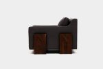 Up One Seater | Armchair in Chairs by ARTLESS | Los Angeles in Los Angeles. Item composed of walnut and fabric