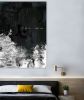 Black Swan | Prints by Linda lhermite. Item made of canvas with metal