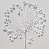 Dandelion wall art, textured painting, large wall art | Oil And Acrylic Painting in Paintings by Natasha Kanevski. Item composed of canvas in minimalism or contemporary style