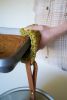 Pot Holder [Loop Strap] | Storage by Keyaiira | leather + fiber. Item made of cotton