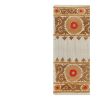 Suzani Tapestry - Tribal Embroidery Wall Decor, Faded Brown | Tablecloth in Linens & Bedding by Vintage Pillows Store