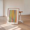 Yellow Stripe Blocks Colour Study Painting | Collage in Paintings by Amelia Coward