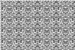 Indian Floral (Med), Black & White | Fabric in Linens & Bedding by Philomela Textiles & Wallpaper. Item composed of canvas