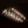 Industrial Triple Rail Chandelier | Chandeliers by Michael McHale Designs. Item composed of steel & glass