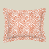 Pillow Sham Ceplok, Cinnamon | Pillows by Philomela Textiles & Wallpaper. Item composed of fabric