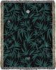 IVI Cannabis Vine Jacquard Woven Blanket | Linens & Bedding by Sean Martorana. Item composed of cotton