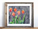 All in a Row | Prints by Brazen Edwards Artist. Item composed of canvas & paper