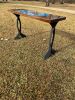 Custom ordered island walnut table WITH WAVES!! | Console Table in Tables by Pelican State Woodworks