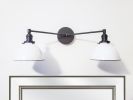 Bathroom Vanity Wall Sconce - Matte Black Light - Mid | Sconces by Retro Steam Works. Item composed of metal