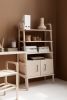 Mid Century Modern Bookcase, Custom Storage Unit,Home Office | Book Case in Storage by Plywood Project. Item composed of oak wood in minimalism or mid century modern style
