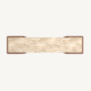 Basso Genuine Travertine Top Console Table 16"x 59" | Tables by Holzsch