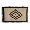Beige and Brown Color Medium Size Turkish Tulu Rug With | Area Rug in Rugs by Vintage Pillows Store. Item made of cotton