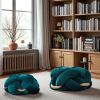 (L) Petrol Knot Ottoman | Benches & Ottomans by Knots Studio