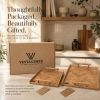 Ottoman Trays set, Handmade Wood Veneer, Scandinavian Home Decor, Set of 2 | Serving Tray in Serveware by Vesta Corte