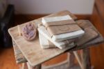 Felted Wool Sponge | Textiles by Keyaiira | leather + fiber. Item composed of wool and fiber