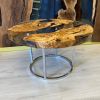 Epoxy River Olive Wood Coffee Table | Tables by Ironscustomwood. Item composed of wood and synthetic