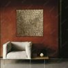 3D gold leaf painting gold wall art gold abstract painting | Oil And Acrylic Painting in Paintings by Berez Art. Item composed of canvas in contemporary or art deco style