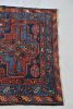 Beautiful Antique Navy and Rust Elephant Track Inspired | Area Rug in Rugs by The Loom House. Item composed of cotton and fiber
