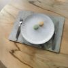 Modern stone pastel tones placemat for table decor, 1 pc. | Tableware by DecoMundo Home. Item made of fabric & stone compatible with minimalism and country & farmhouse style