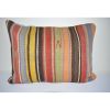 18" X 24" Original Diamond Pattern Faded Decorative Kilim | Sham in Linens & Bedding by Vintage Pillows Store. Item composed of cotton & fiber