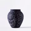 Frida Vase Small Black | Work by District Loom
