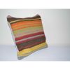 14" X 14" Wool Chair Throw Cushion with Traditional | Sham in Linens & Bedding by Vintage Pillows Store. Item composed of cotton and fiber